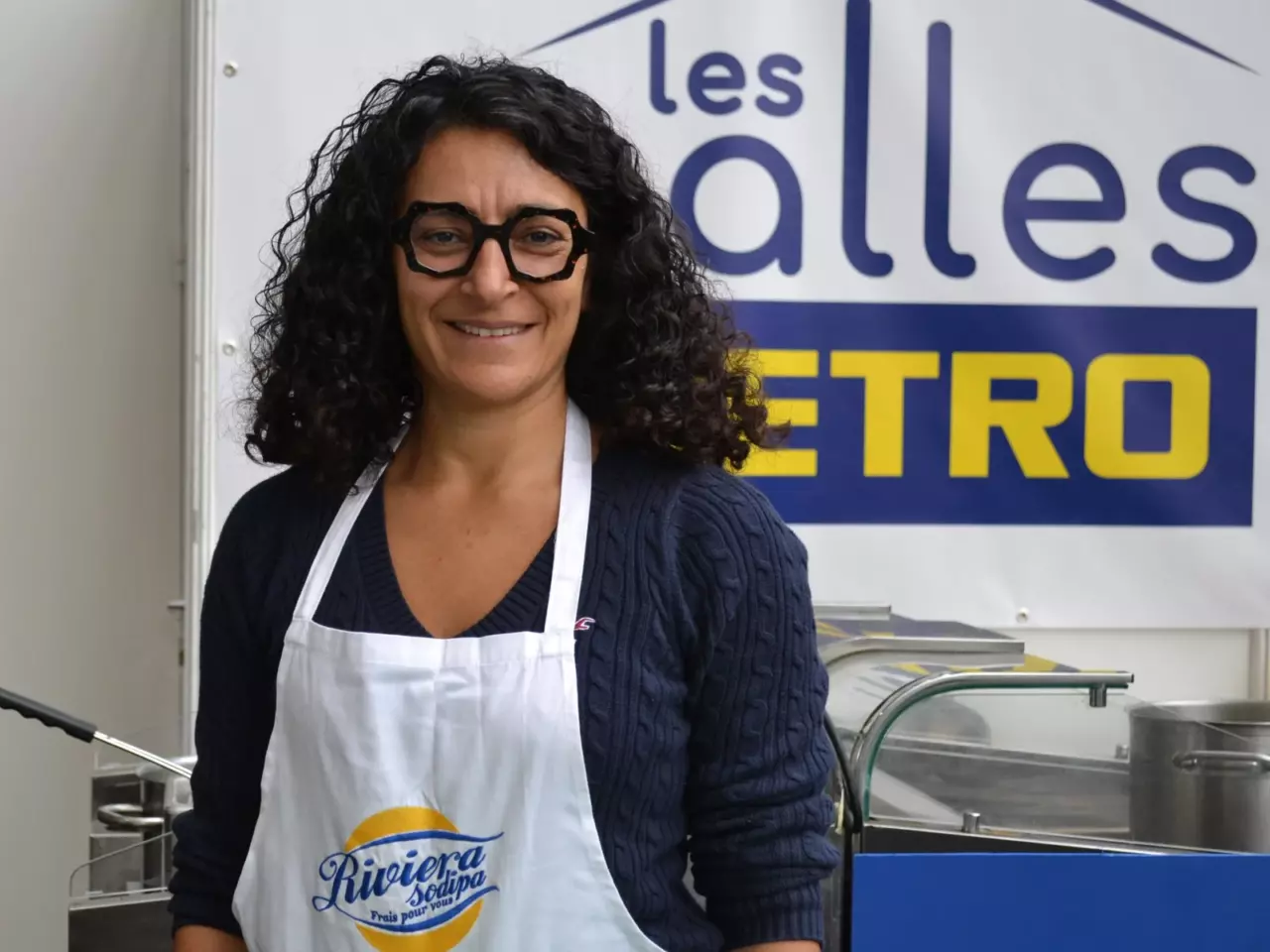 Collaboratrice Riviera Sodipa sur le stand METRO au salon Agecotel 2026 à Nice